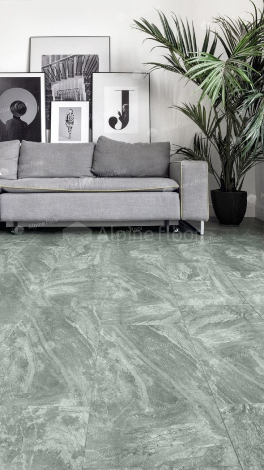 Виниловая плитка "Alpine Floor" Light Stone Хэмпшир (608*303*2,5 мм) — купить в Новом Уренгое