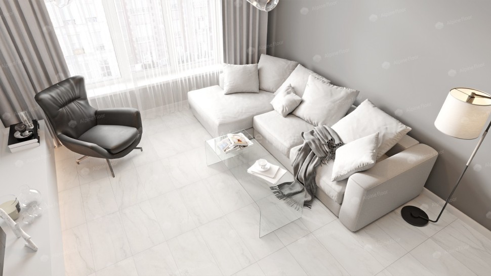 Виниловая плитка "Alpine Floor" Light Stone Брайс (608*303*2,5 мм) — купить в Новом Уренгое