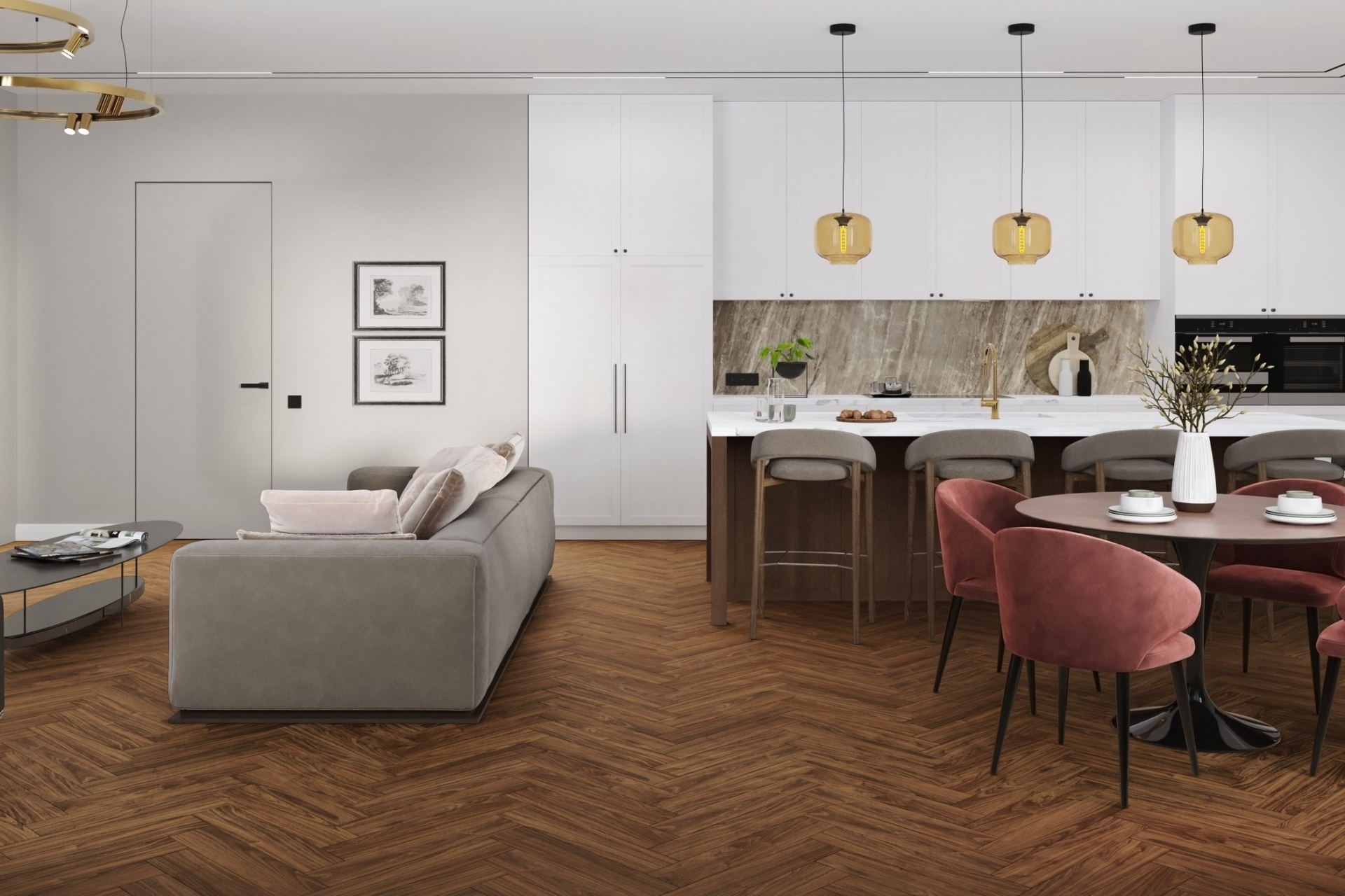 SPC ламинат «Damy Floor» Дерби (615*123*4 мм) — купить в Новом Уренгое