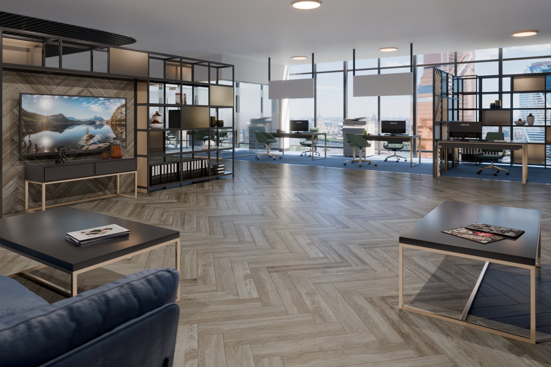 Инженерный паркет «Damy Floor» Скандинавский (укладка елочкой) — купить в Новом Уренгое