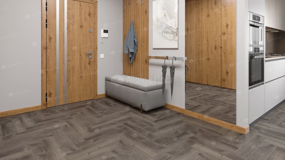Виниловая плитка "Alpine Floor" Parquet LVT Дуб Мерга (590*118*2,5 мм) — купить в Новом Уренгое