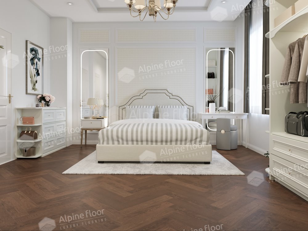 Инженерная доска "Alpine Floor" Дуб Браун (600*120*12 мм) — купить в Новом Уренгое