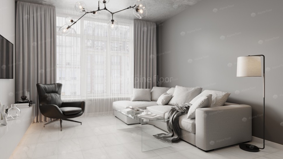 Виниловая плитка "Alpine Floor" Light Stone Брайс (608*303*2,5 мм) — купить в Новом Уренгое