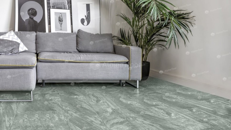 Виниловая плитка "Alpine Floor" Light Stone Хэмпшир (608*303*2,5 мм) — купить в Новом Уренгое